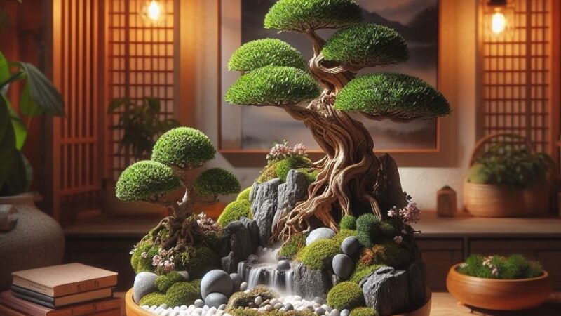 Sztuka bonsai w dekoracji wnętrz: Miniaturyzm przywraca równowagę natury
